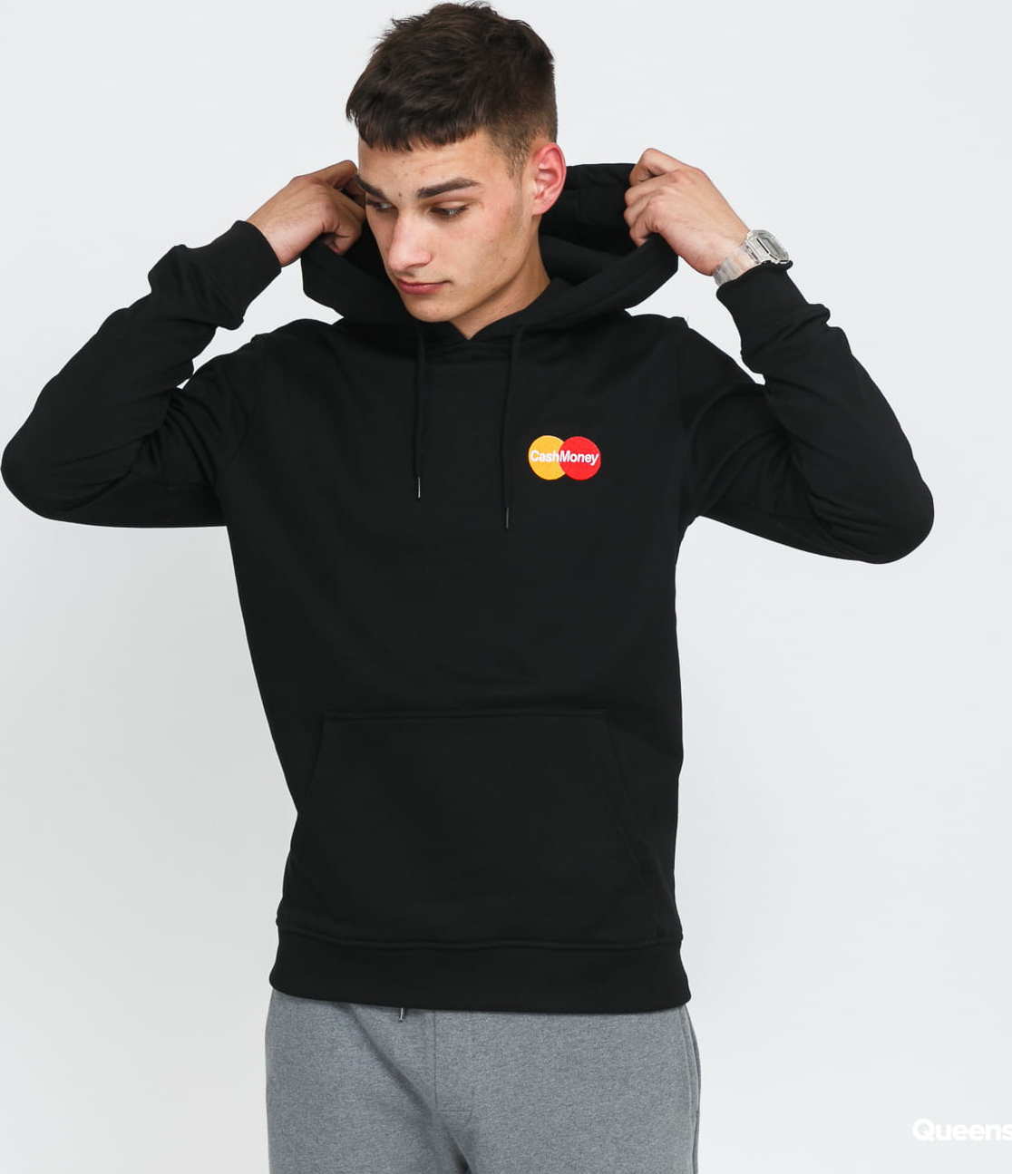 Urban Classics CashMoney Hoody černá XXL