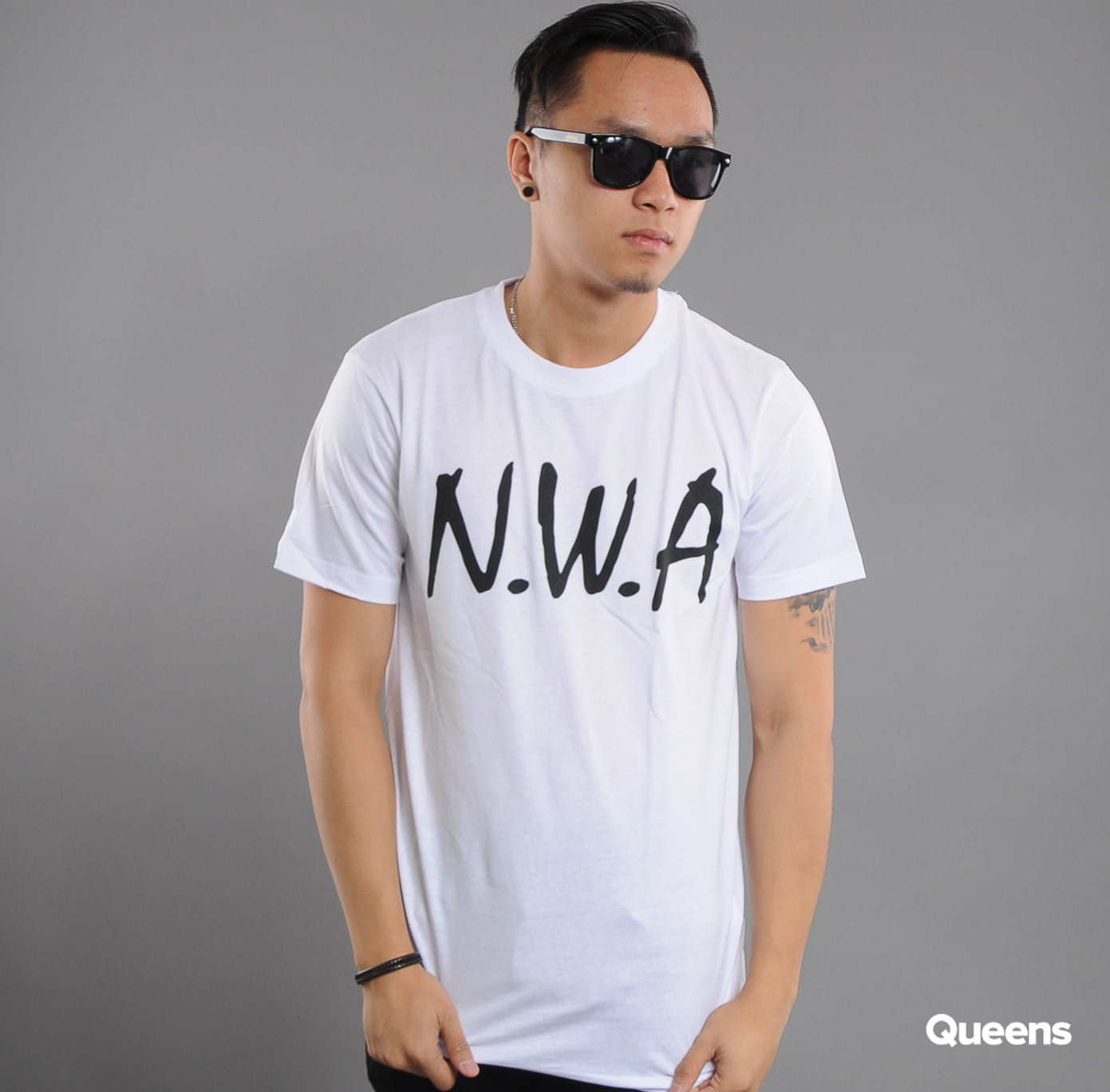 Urban Classics N.W.A. Tee bílé S