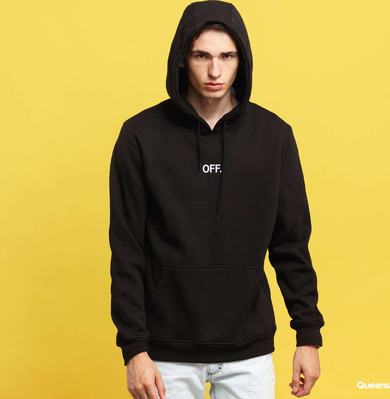 Urban Classics OFF Hoody černá XXL