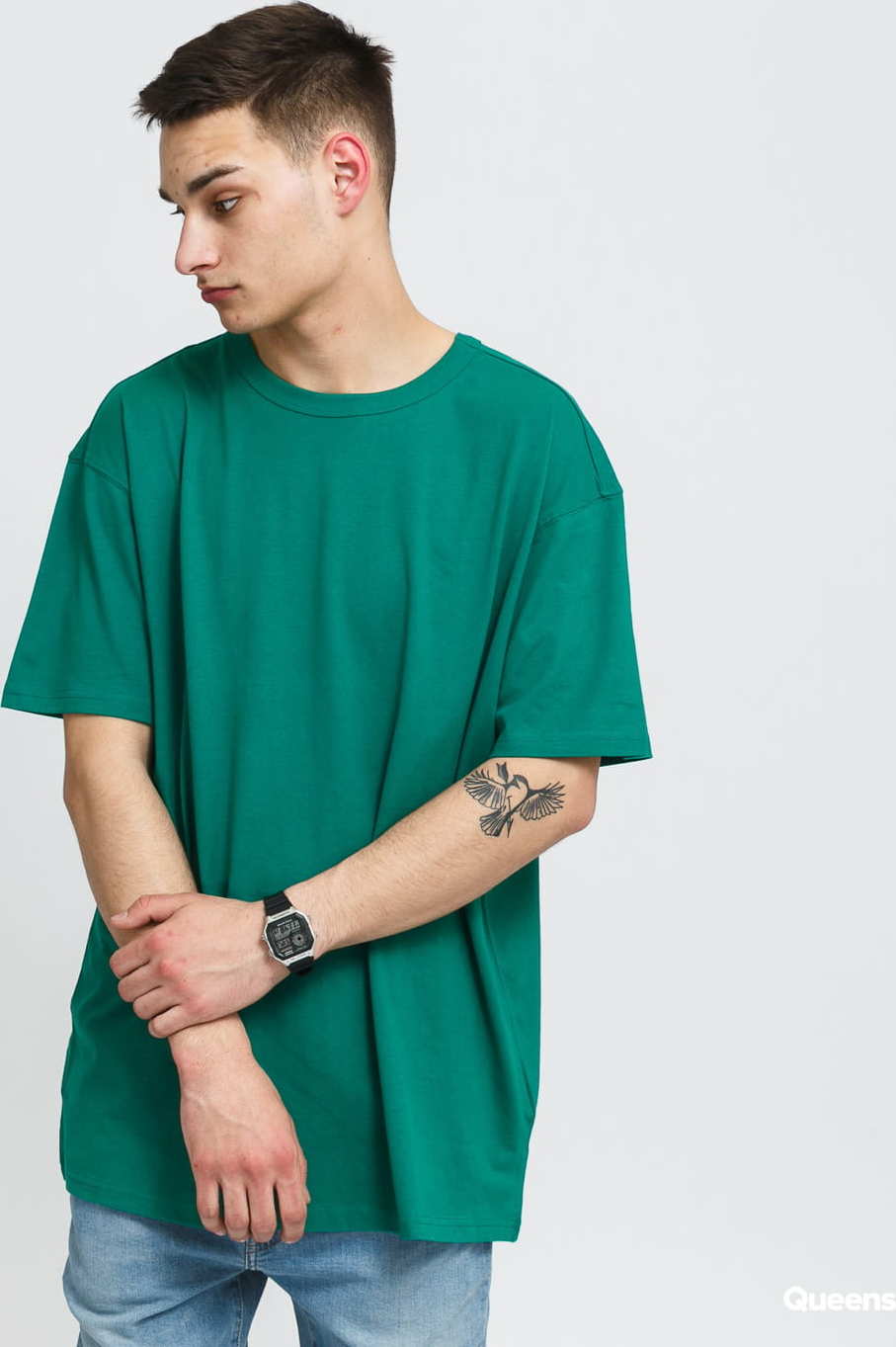 Urban Classics Oversized Tee zelené XXL