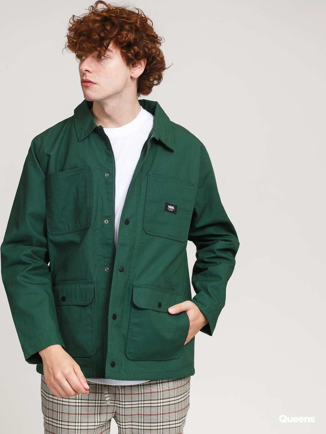 Vans MN Drill Chore Coat tmavě zelená L
