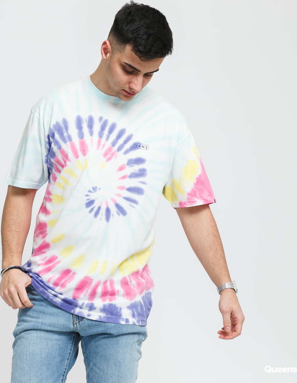 Vans MN Drop V Spiral Tie Dye SS Tee multicolor XXL