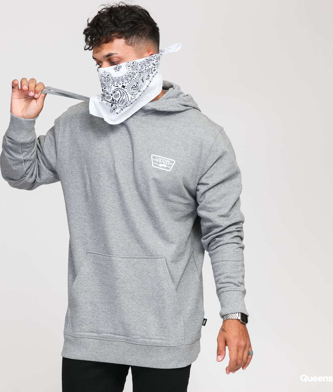 Vans MN Full Patched PO II melange šedá XXL