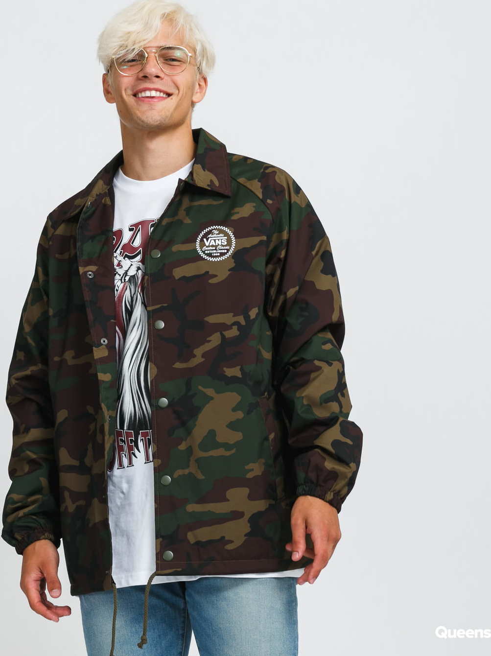 Vans MN Torrey Jacket camo zelená XL