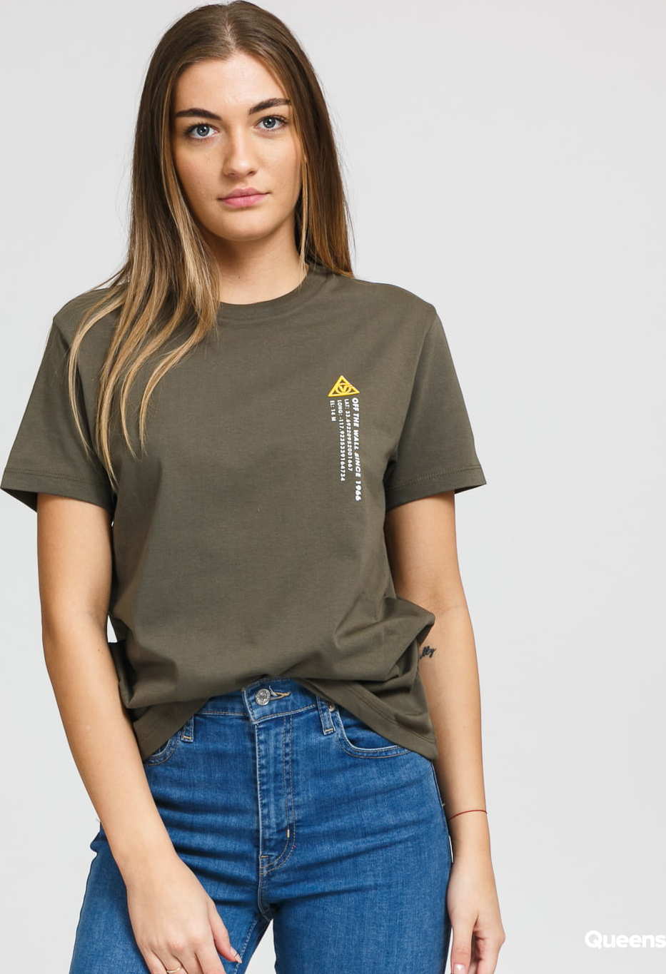 Vans WM 66 Supply BF Crew tmavě olivové S