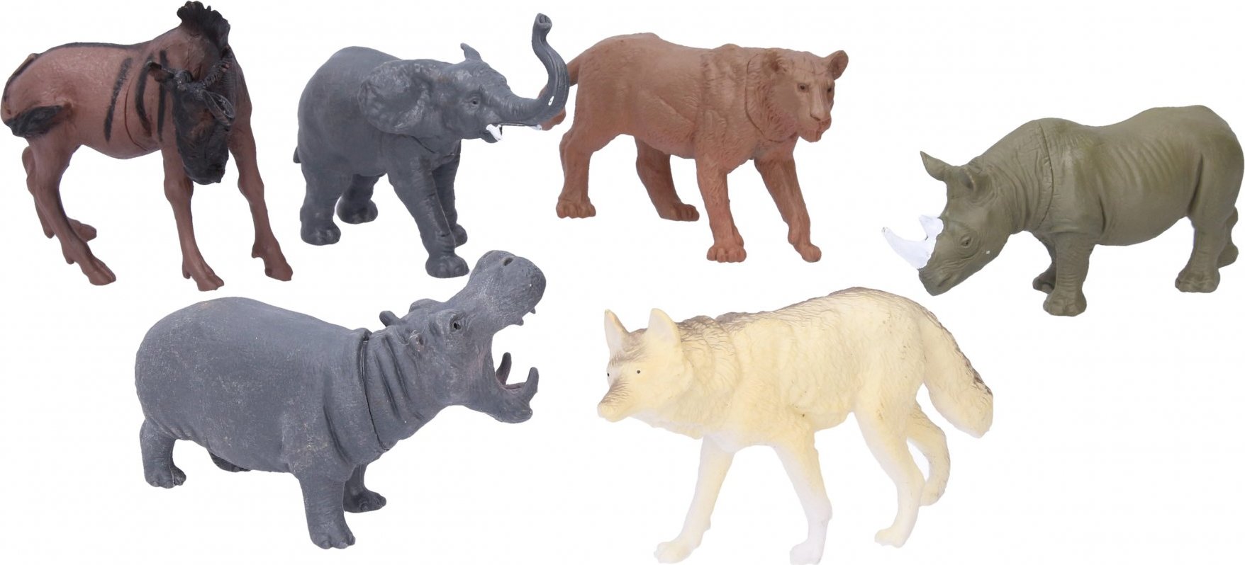 Zvířátka safari set 6 ks