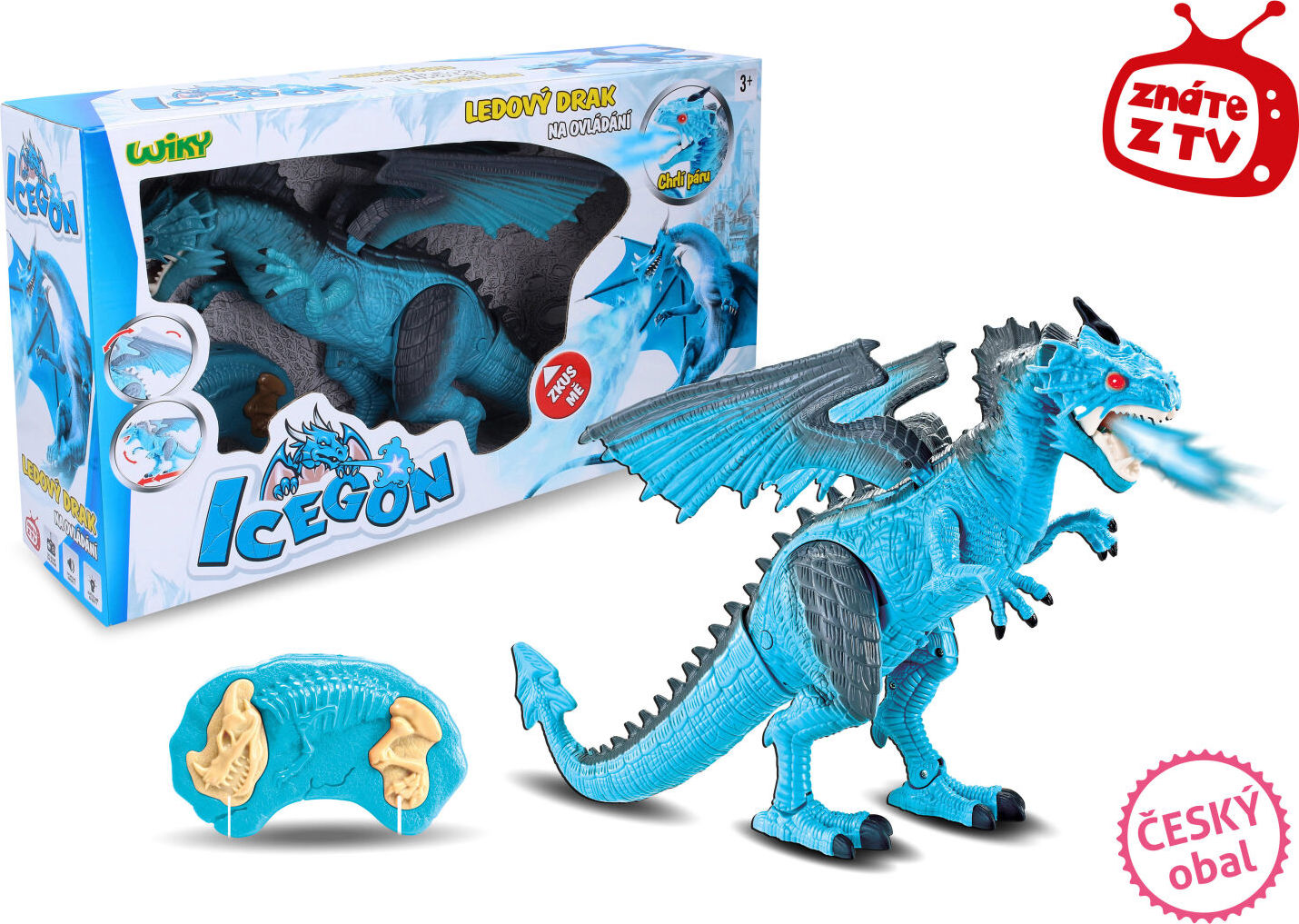 Wiky Icegon ledový drak s efekty RC 45 cm