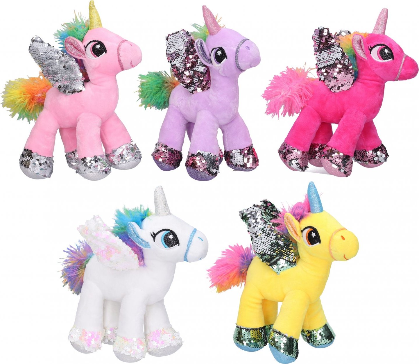 Jednorožec plyšová hračka 23 cm