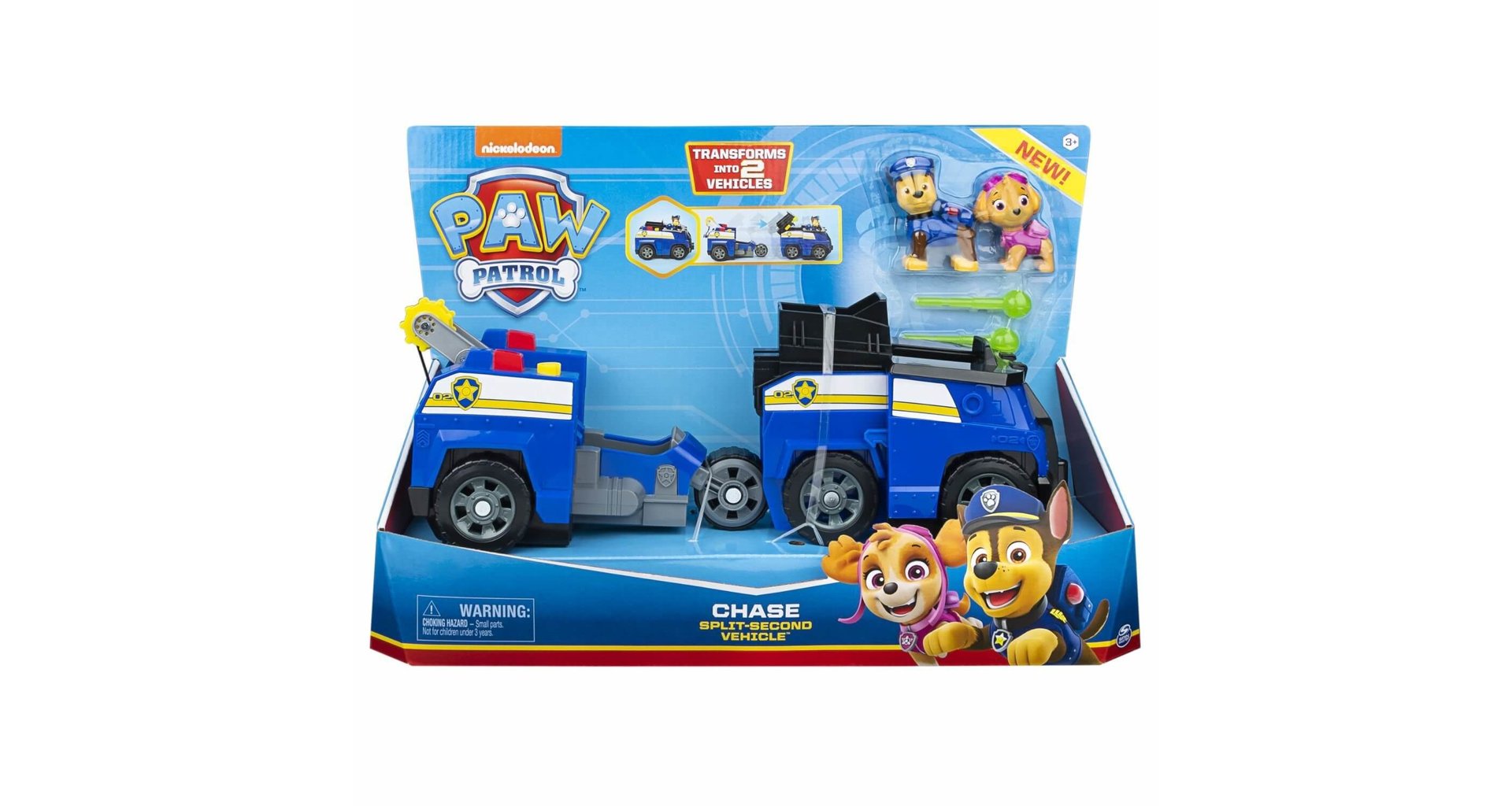 Spin Master PAW PATROL DVĚ ZÁCHRANNÁ VOZIDLA V JEDNOM