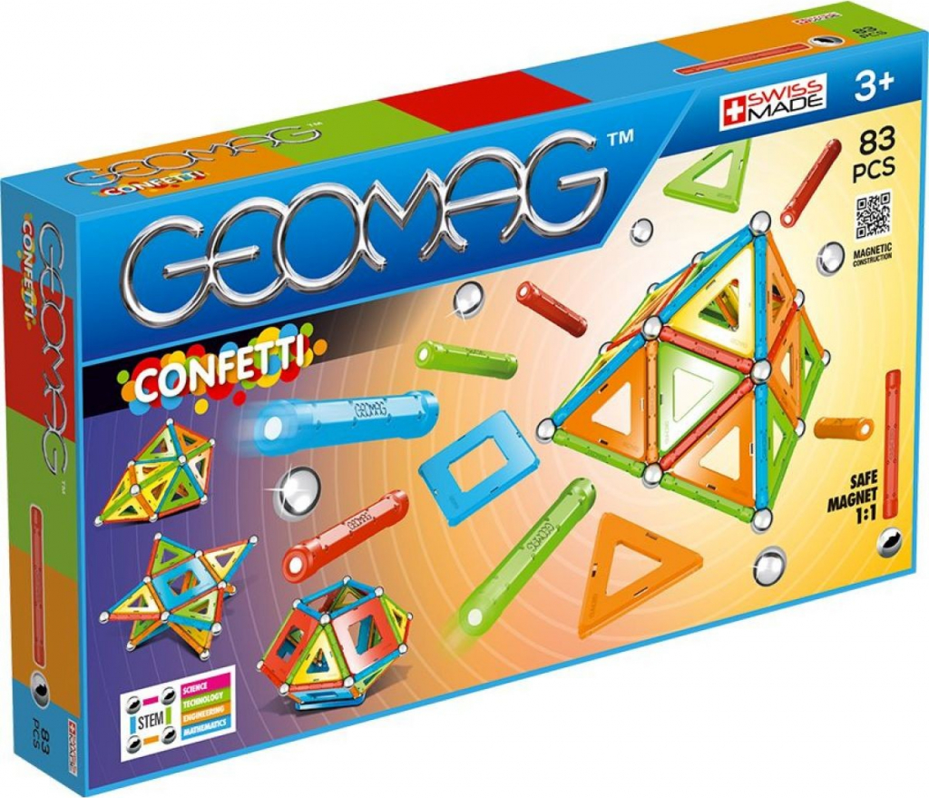 GEOMAG Confetti 83 pcs