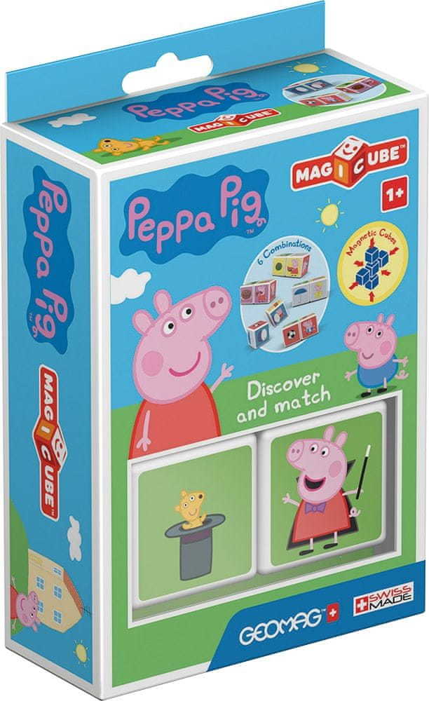 Geomag Magicube Peppa Pig Discover and Match 2 pcs