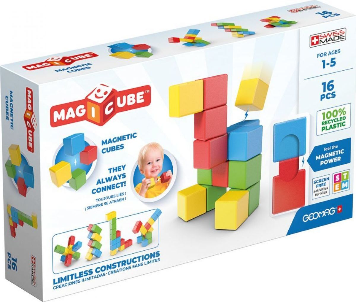 Geomag Magicube Try Me 16 pcs