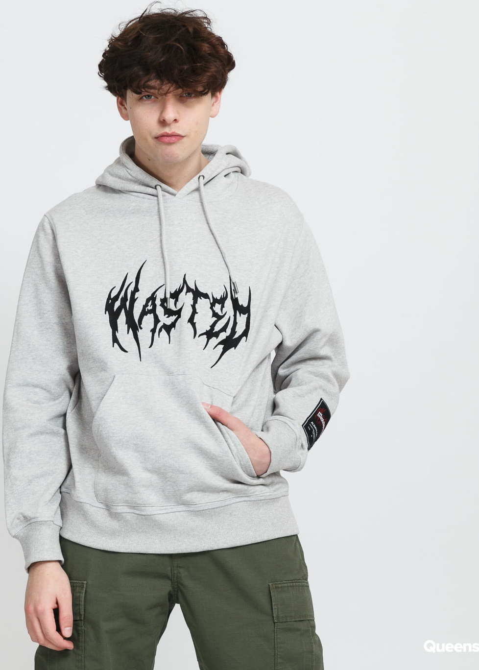 Wasted Paris Futur Hoodie melange šedá XL
