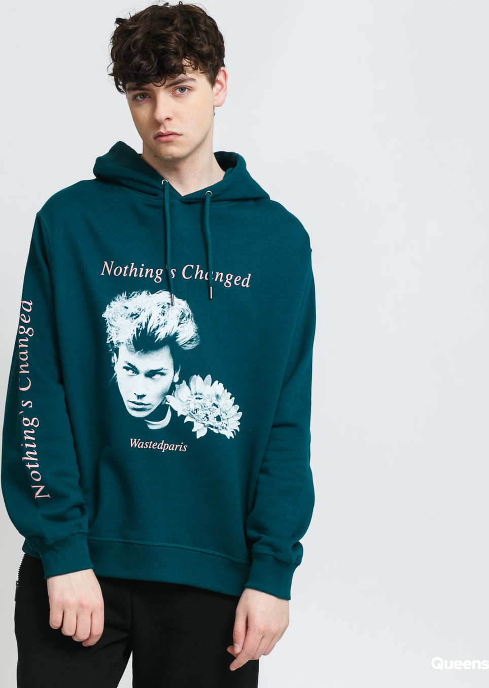 Wasted Paris Nothing's Changed Hoodie tmavě zelená XL