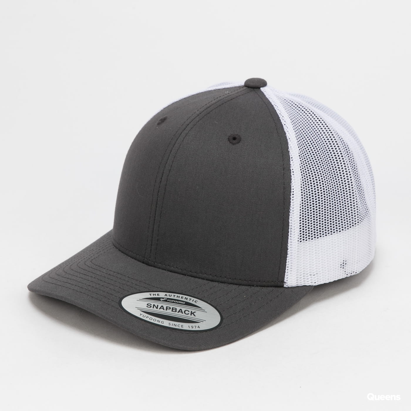 Yupoong Retro Trucker 2-Tone tmavě šedá / bílá