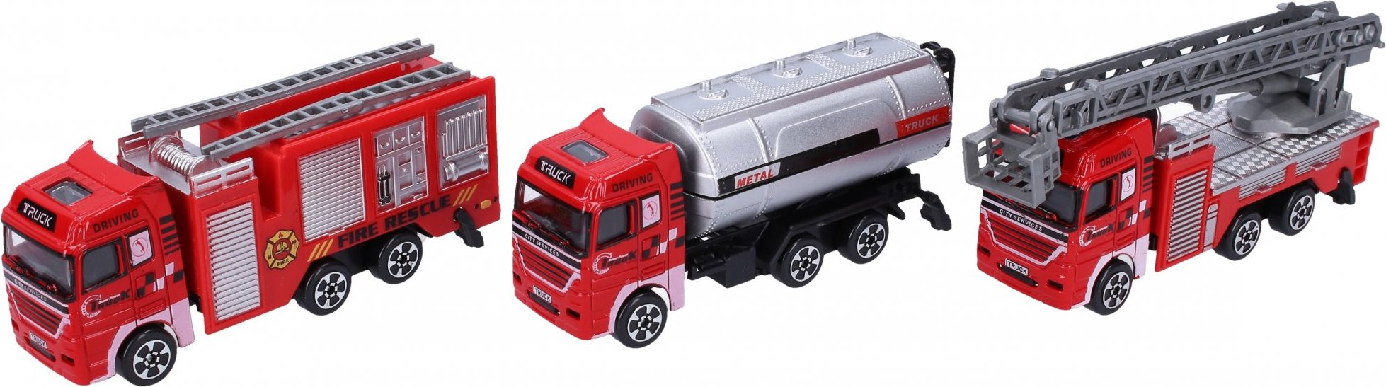 Auto hasičské kovové 12 cm