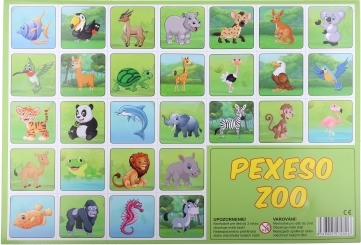 Pexeso Zoo ilustrované