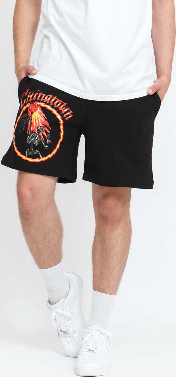 Chinatown Market Skelly World Tour Sweatshorts černé XXL