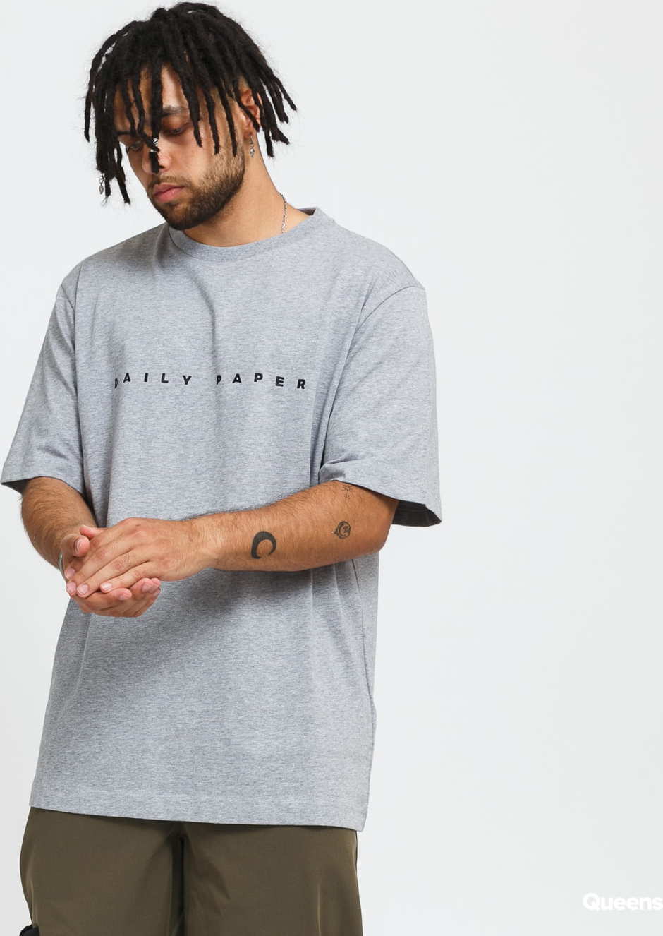 Daily Paper Alias Tee melange šedé XL