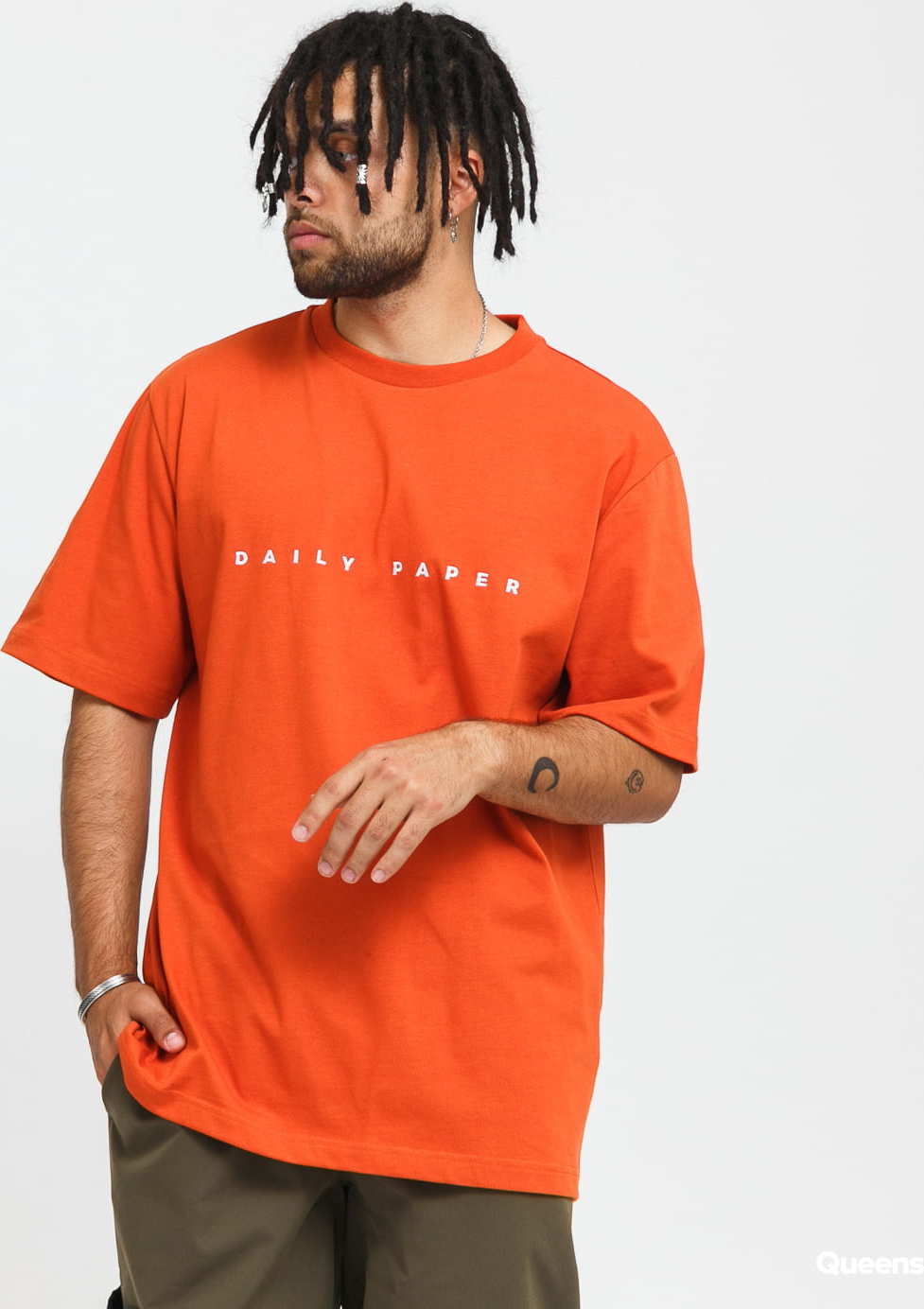 Daily Paper Alias Tee oranžové L