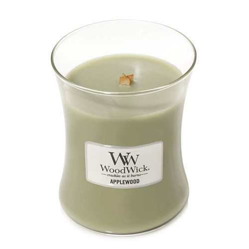 WoodWick Vonná svíčka váza Applewood 275 g
