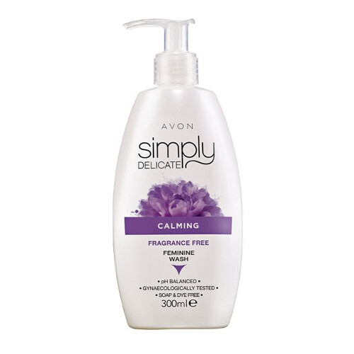 Avon Zklidňující krémový neparfémovaný gel pro intimní hygienu Simply Delicate 300 ml
