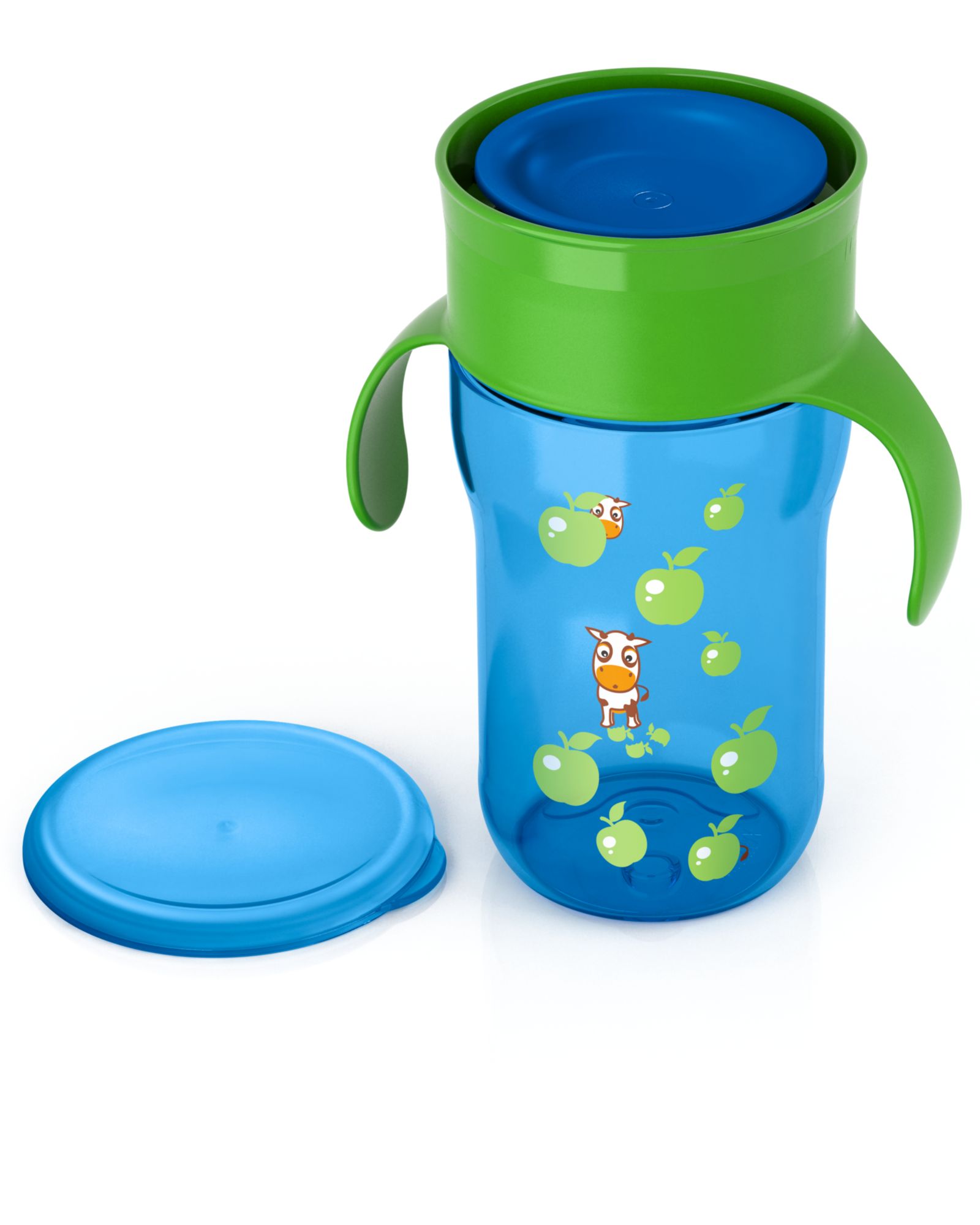 PHILIPS AVENT Hrneček první skutečný modrý 340 ml