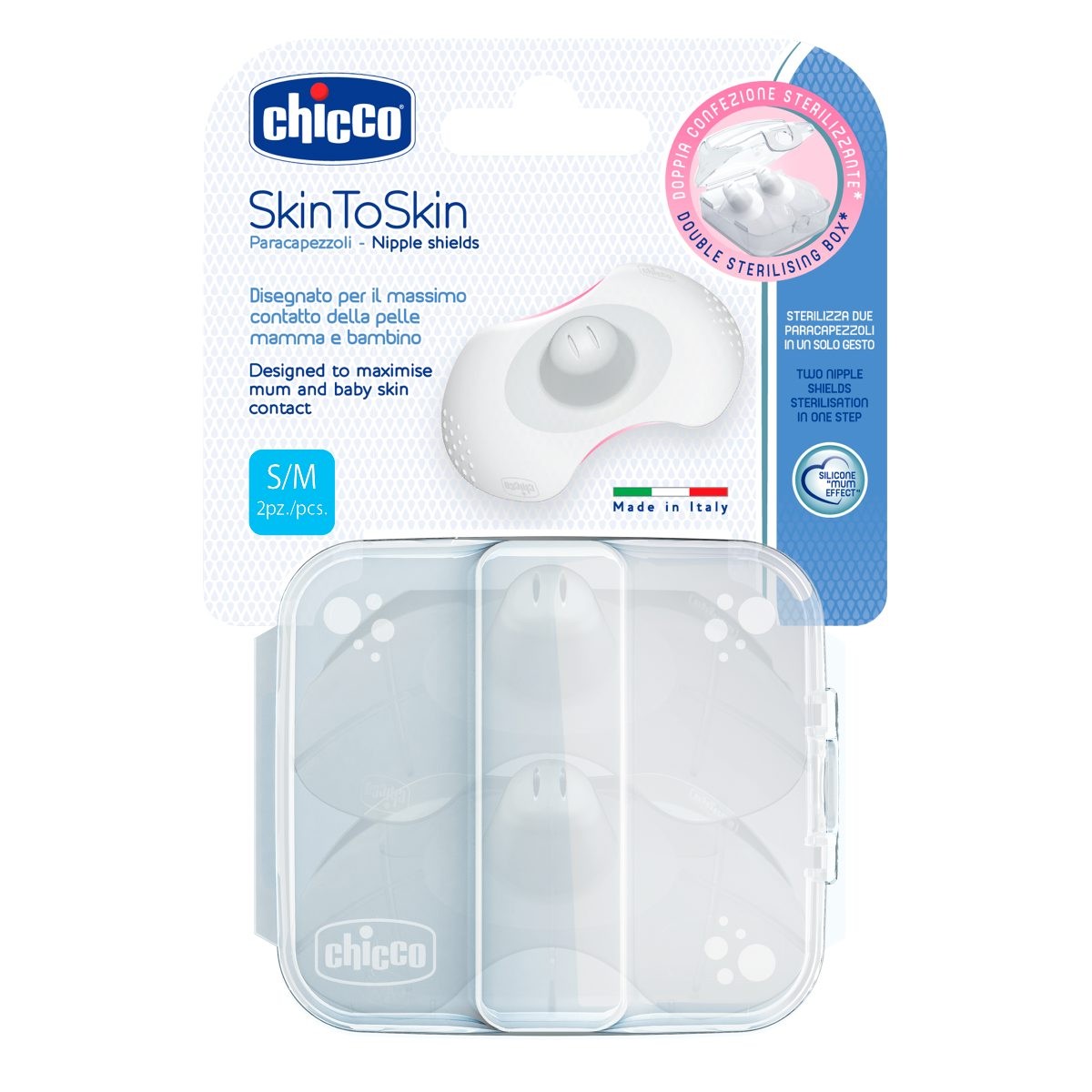 Chicco Chránič bradavek SkinToSkin silikon