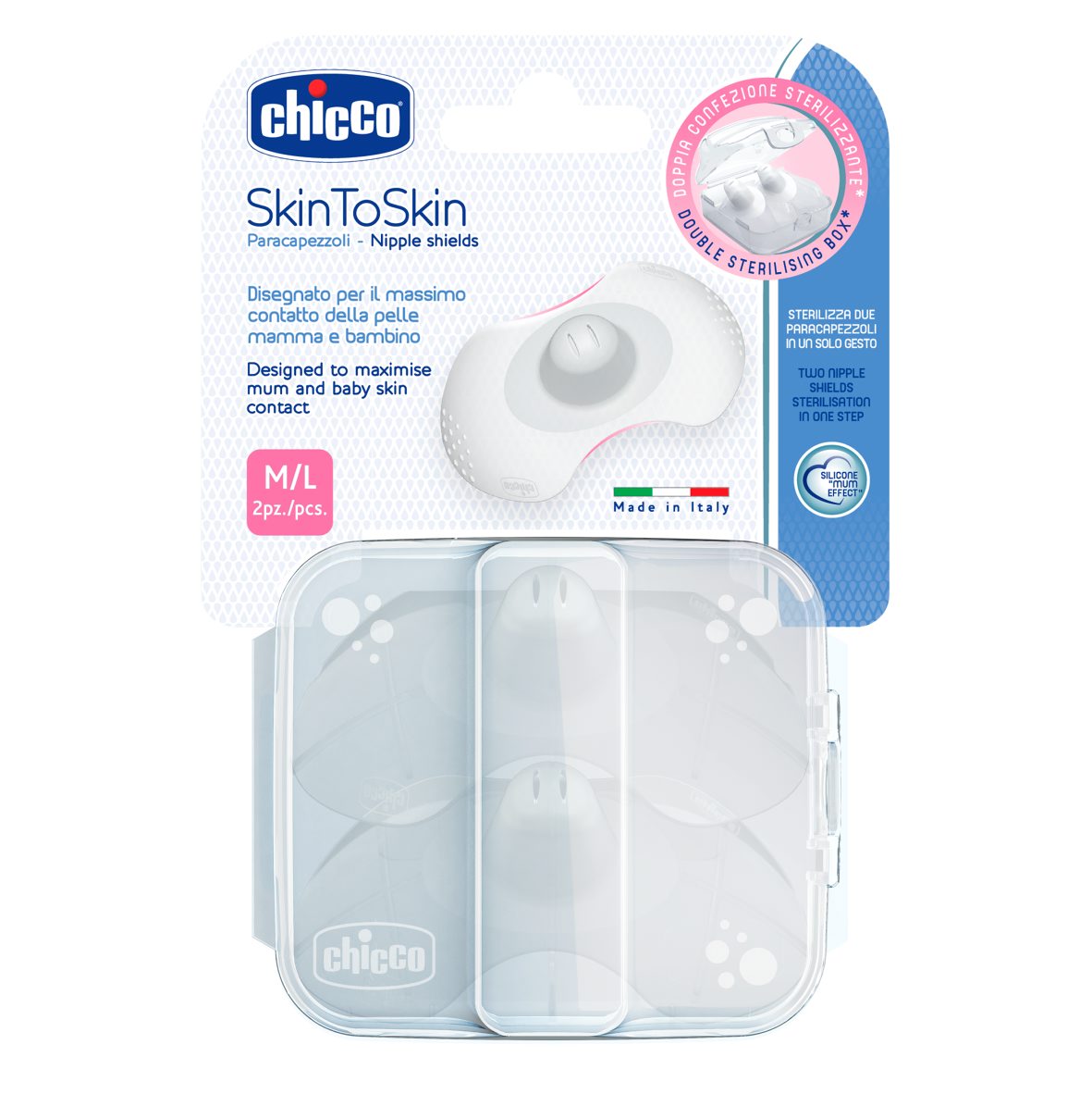 Chicco Chránič bradavek SkinToSkin silikon