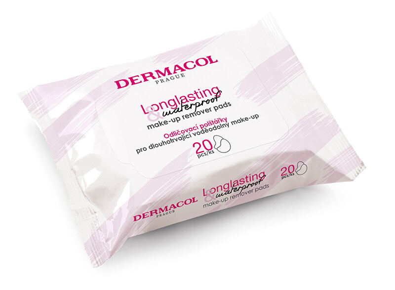 Dermacol Odličovací polštářky na voděodolný make-up 20 ks/bal.
