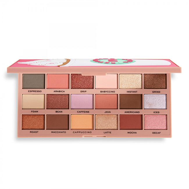 RevolutionPaletka očních stínů Tasty Palette Coffee 22 g