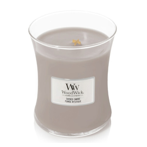 WoodWick Vonná svíčka váza Sacred Smoke 275 g