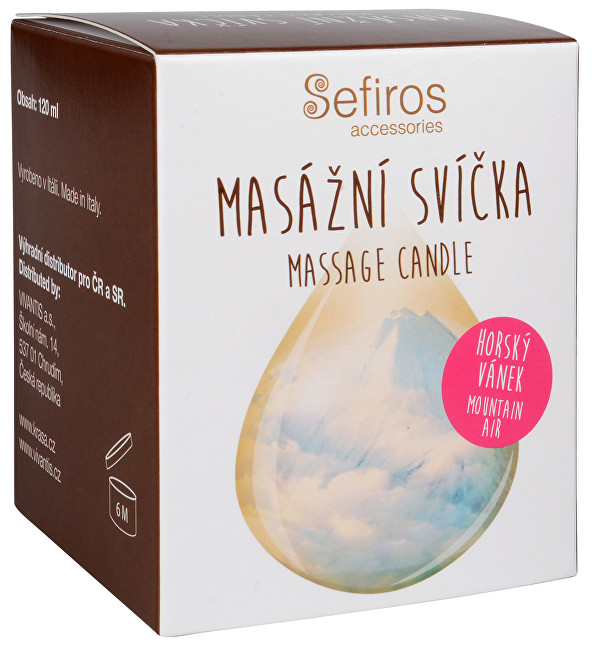 Sefiros Masážní svíčka Horský vánek 120 ml