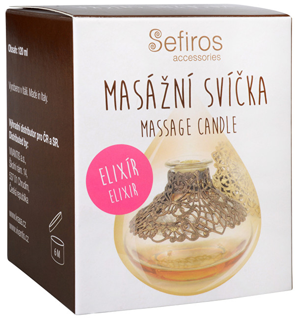Sefiros Masážní svíčka Elixír 120 ml