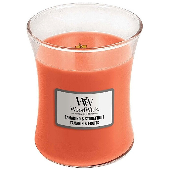 WoodWick Vonná svíčka váza Tamarind & Stonefruit 275 g