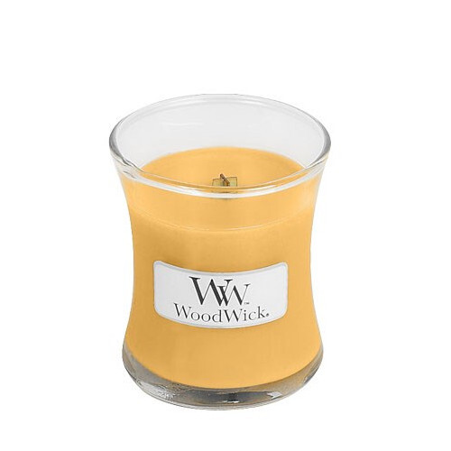 WoodWick Vonná svíčka váza Oat Flower 85 g