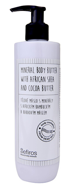 Sefiros Tělové máslo s minerály s africkým bambuckým a kakaovým máslem (Mineral Body Butter With African Shea And Cocoa Butter) 300 ml