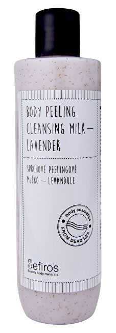 Sefiros Sprchové peelingové mléko Levandule (Body Peeling Cleansing Milk - Lavender) 300 ml