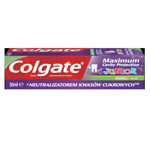 Colgate Zubní pasta Maximum Caviti Protection Junior 50 ml