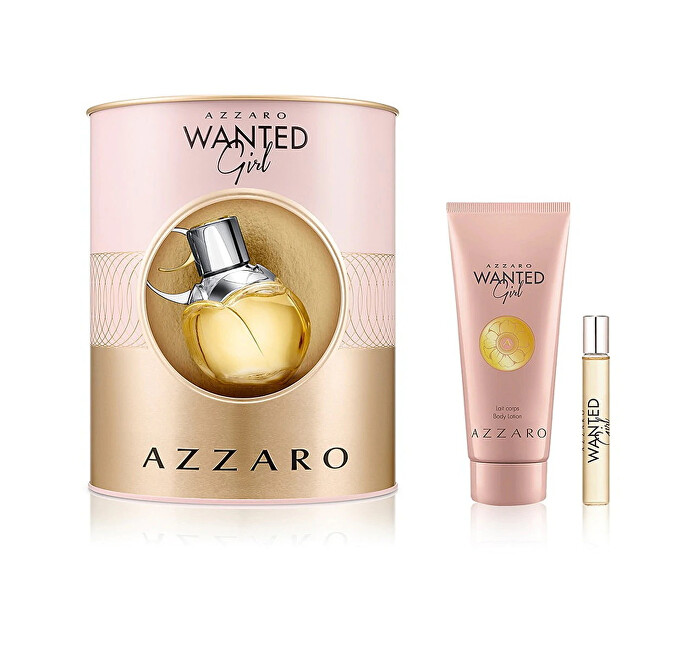 Azzaro Wanted Girl - EDP 80 ml + tělový krém 100 ml + EDP 7
