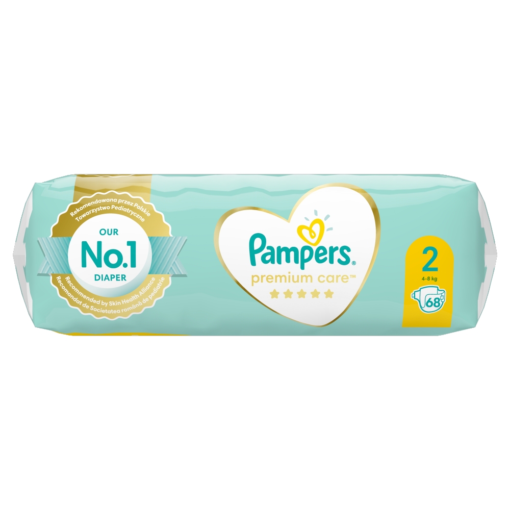 Pampers Premium Care plenky 2 (4 - 8 kg) 68 ks