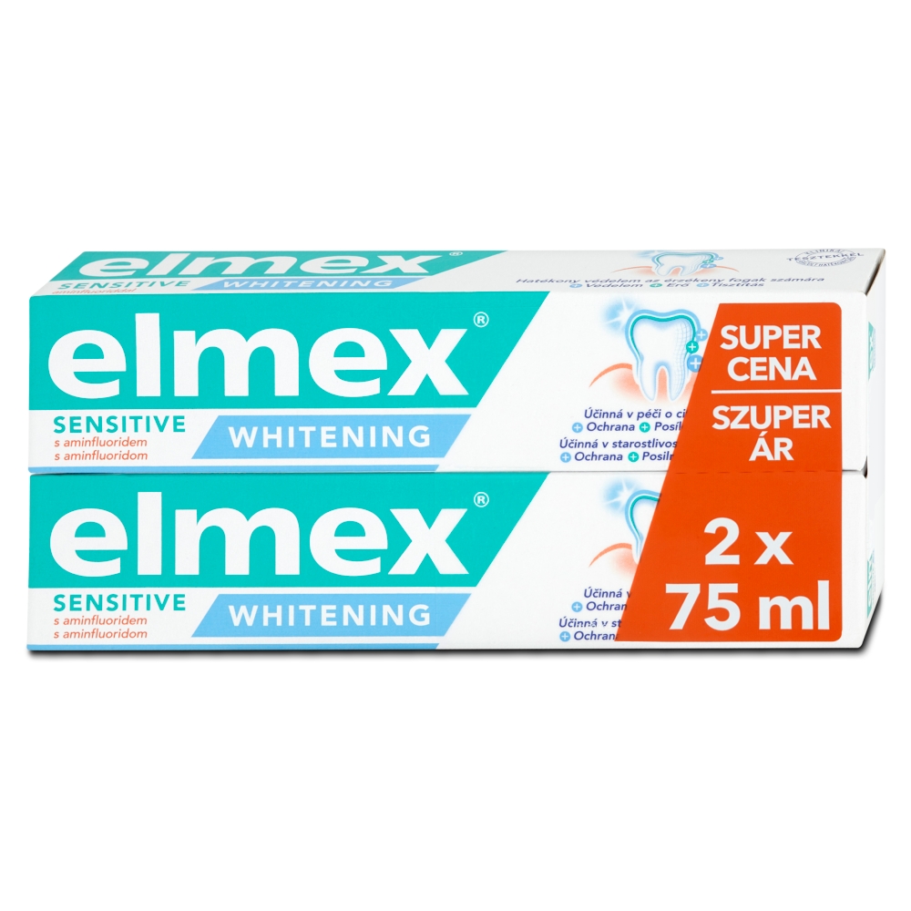 Elmex Sensitive Whitening zubní pasta 2 x 75 ml