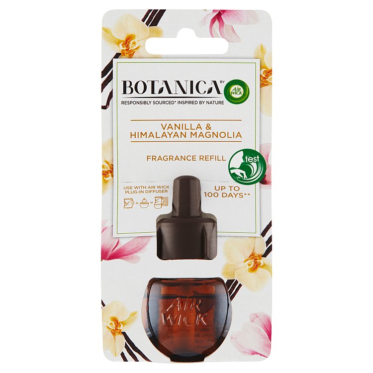 Botanica by Air Wick náplň do elektrického přístroje vanilka a himalájská magnolie 19 ml