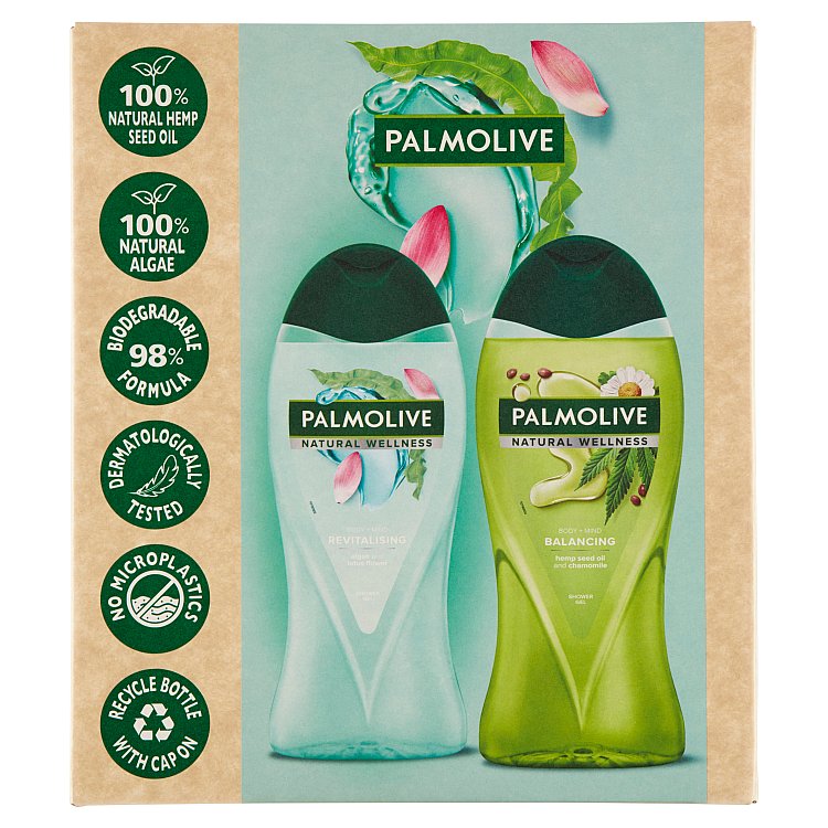 Palmolive Natural Wellness dárková sada 2 ks