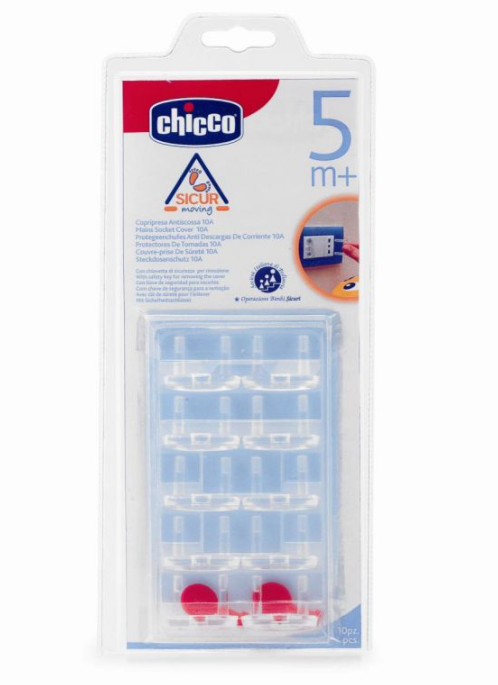 Chicco Ochrana elektrických zásuvek 10 ks