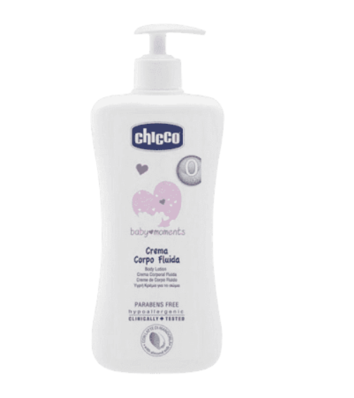 Chicco jemné hydratační tělové mléko s dávkovačem 500 ml
