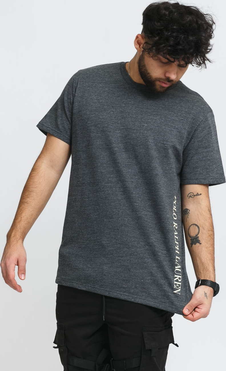Polo Ralph Lauren SS Crew Tee melange tmavě šedé XL