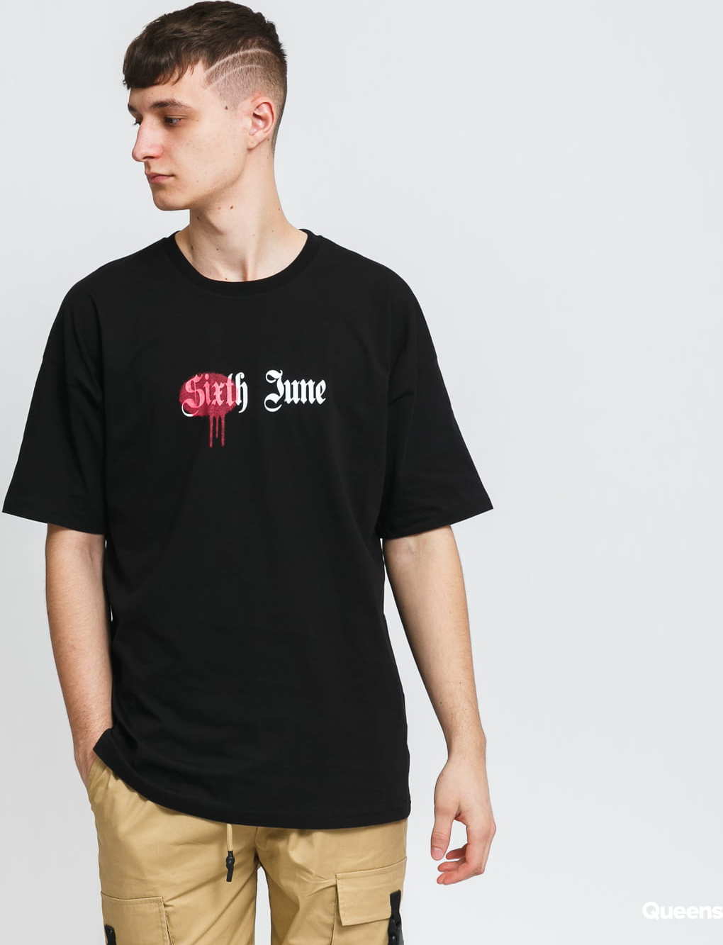 Sixth June District Tee černé M