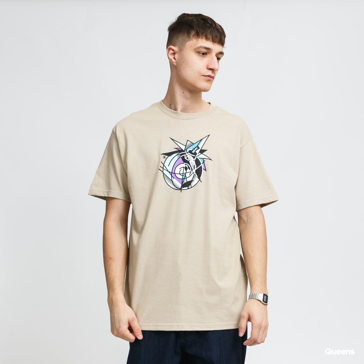 The Hundreds Roy Adam Tee béžové XL