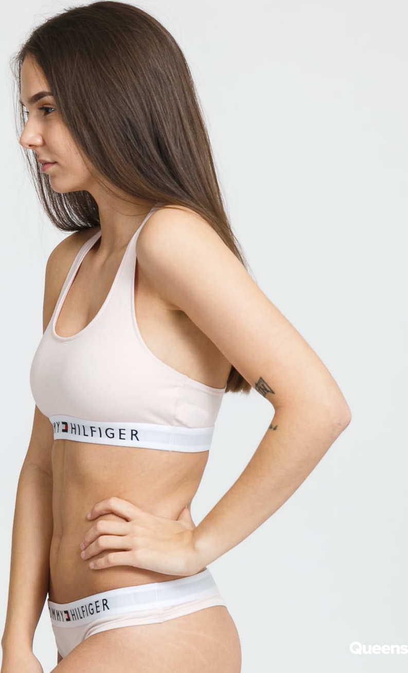 Tommy Hilfiger Bralette světle růžové L